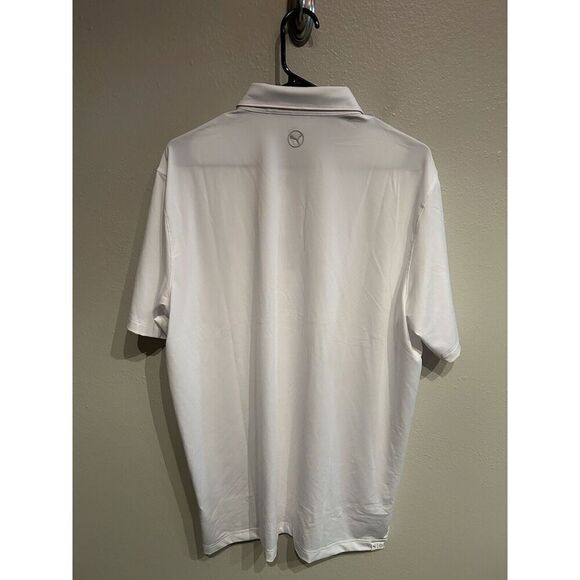 Puma Mens Large White Golf Polo Shirt Performance Stretch NWT SP - Picture 5 of 5
